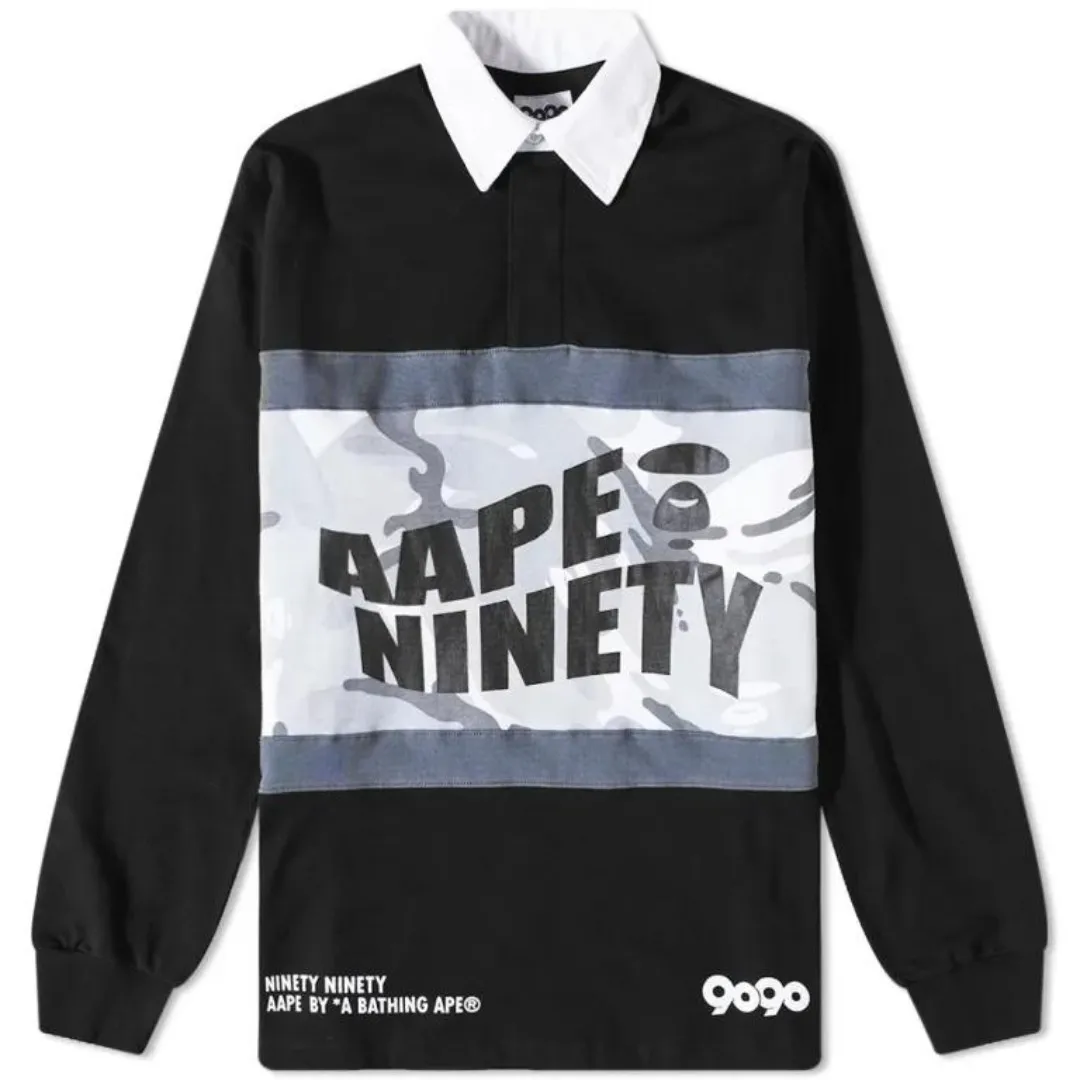 A BATHING APE  |Unisex Street Style Long Sleeves Cotton Oversized Logo