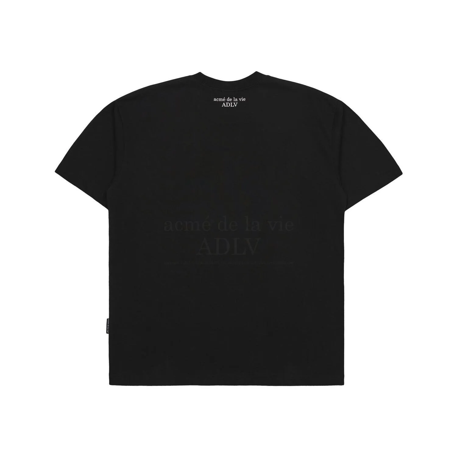 acme de la vie  |Crew Neck Unisex Street Style Plain Cotton Short Sleeves