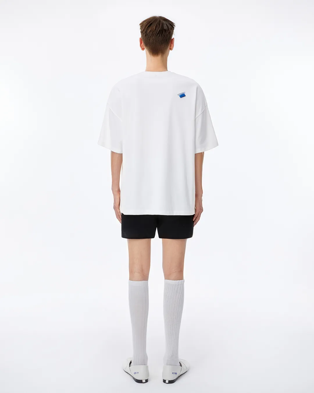 ADERERROR  |Unisex Street Style Short Sleeves Oversized Logo T-Shirts