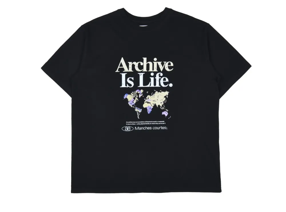 AEAE  |Unisex Street Style Short Sleeves Oversized Logo T-Shirts