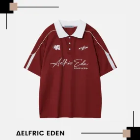 Aelfric Eden  |Unisex Street Style Short Sleeves Oversized Logo