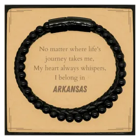 Arkansas State Gifts, No matter where life's journey takes me, my heart always whispers, I belong in Arkansas, Proud Arkansas St