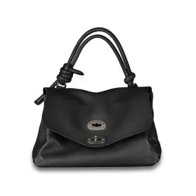 BAG POSTINA M FEATHER KNOT Woman Black