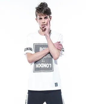 BOY LONDON  |Unisex Street Style U-Neck Plain Cotton Short Sleeves