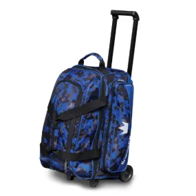 Brunswick Zone Double Roller Blue Chaos Bowling Bag