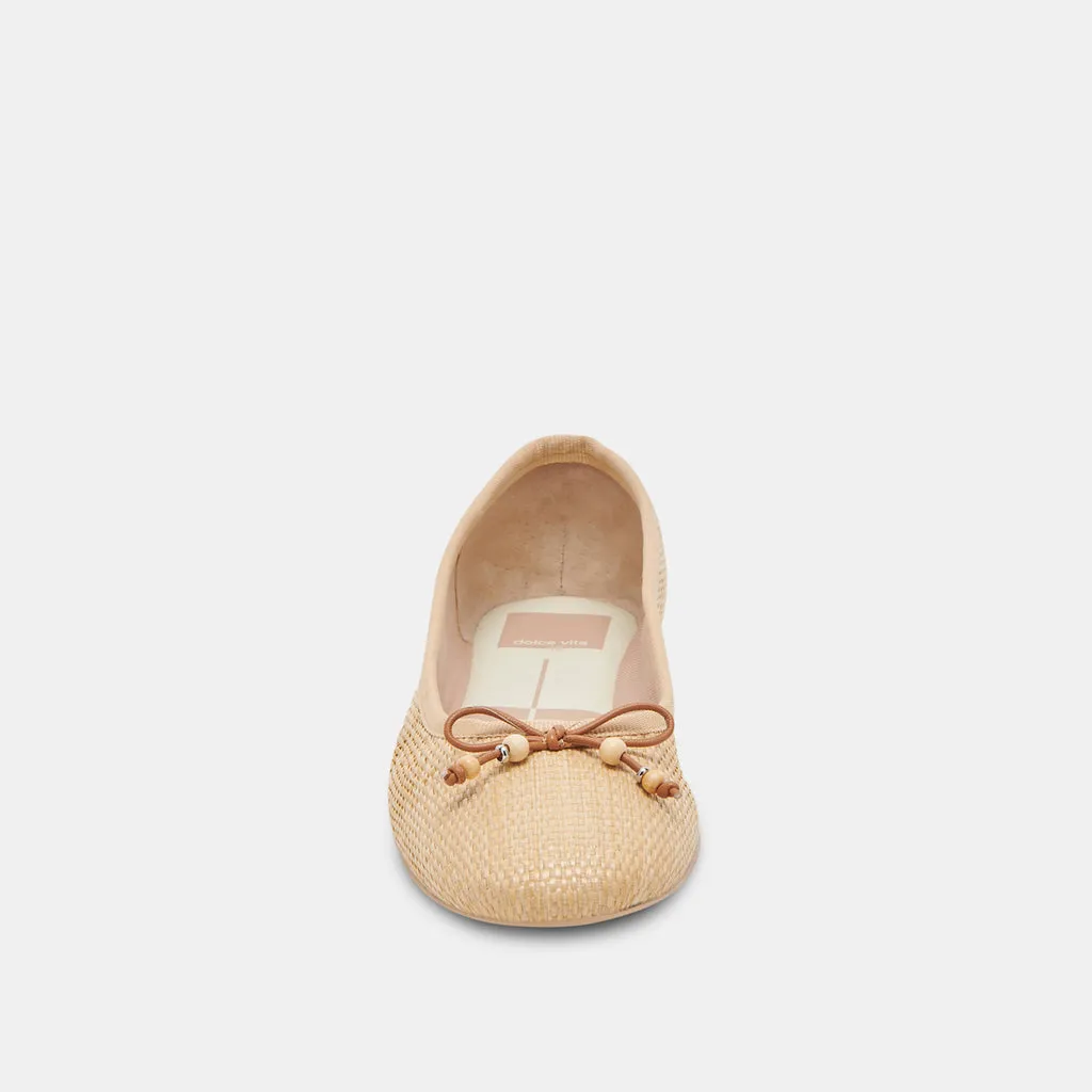 CACY BALLET FLATS NATURAL RAFFIA– Dolce Vita 6911562317890