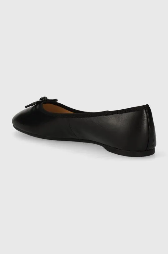 Coach leather ballet flats ABIGAIL black color CS066