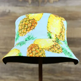 FOOT CLAN | LARGE PINEAPPLE | BUCKET HAT | LIGHT BLUE | SMALL/MEDIUM