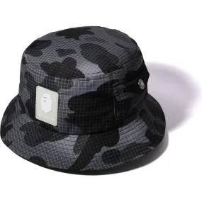 GRID CAMO BUCKET HAT MENS