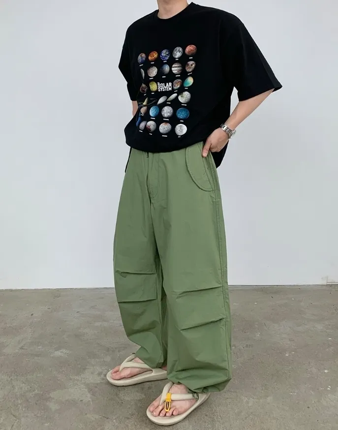 HUE  |Unisex Street Style Oversized Logo T-Shirts