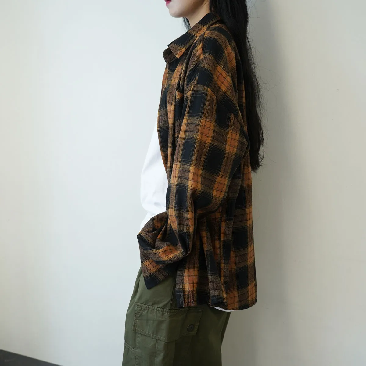 IONSEOUL  |Unisex Street Style Oversized Shirts