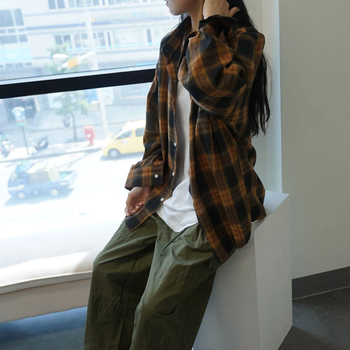 IONSEOUL  |Unisex Street Style Oversized Shirts