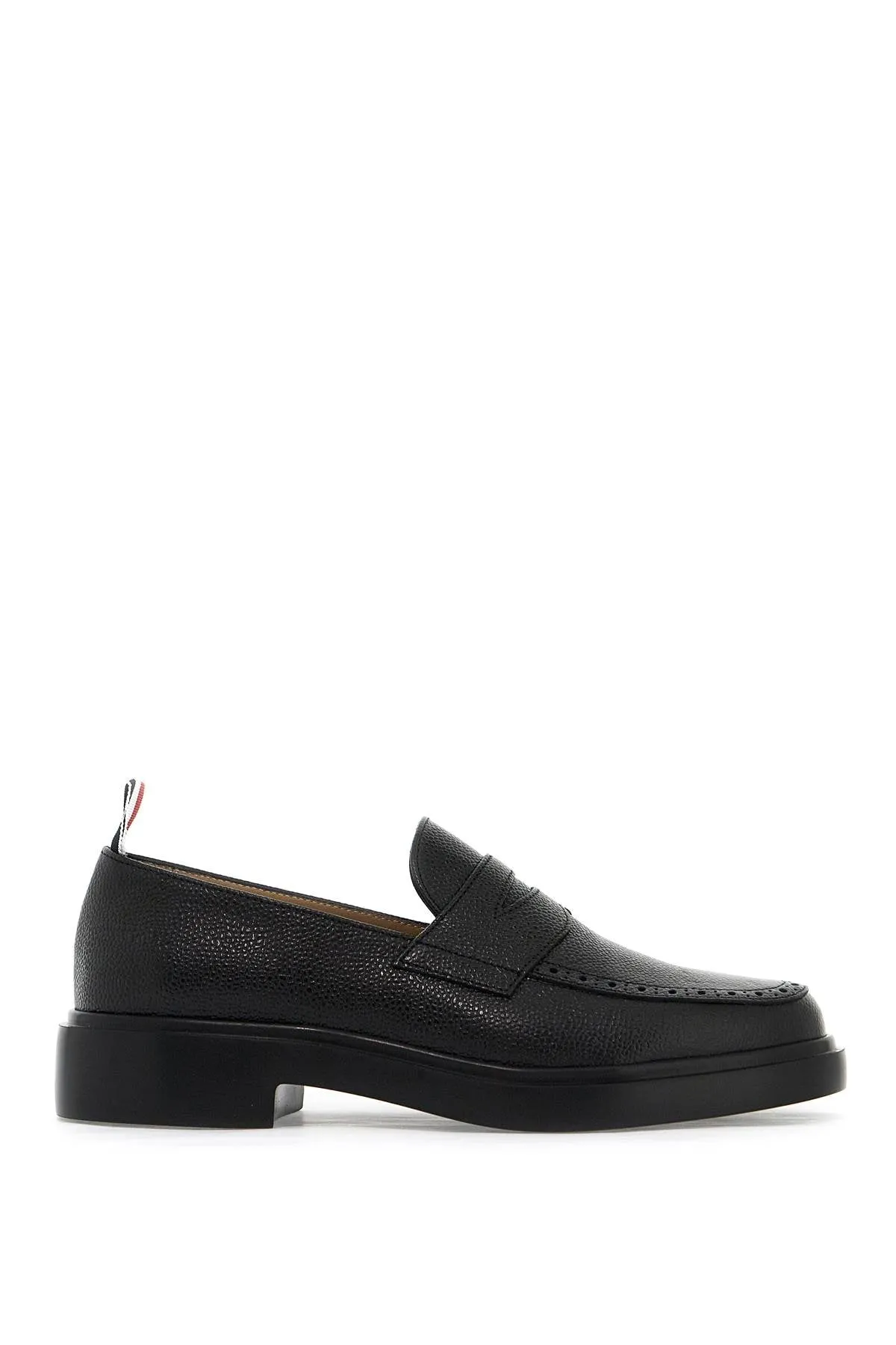 jam leather loafers with FFF002C 00198 BLACK