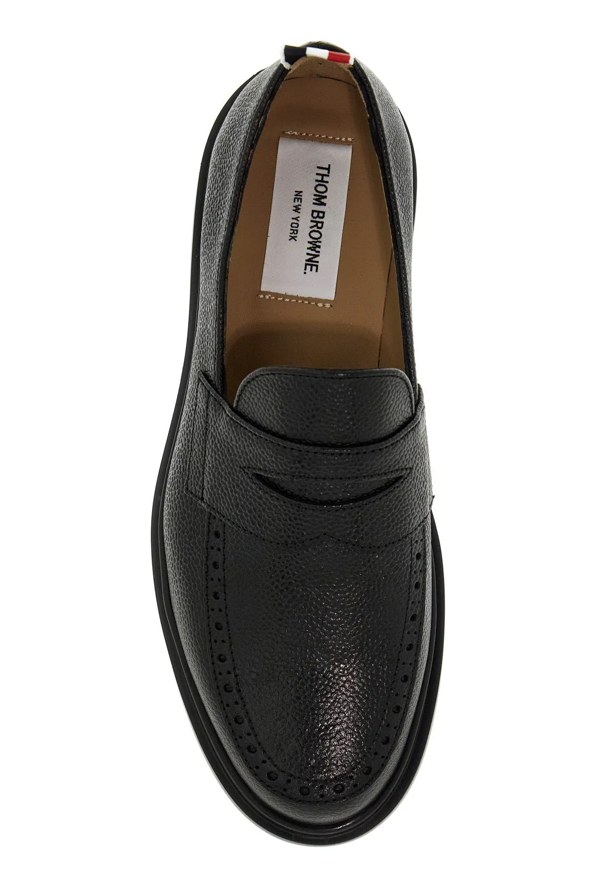 jam leather loafers with FFF002C 00198 BLACK