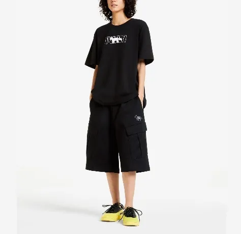 MAISON KITSUNE  |Unisex Street Style Collaboration Oversized Logo Designers