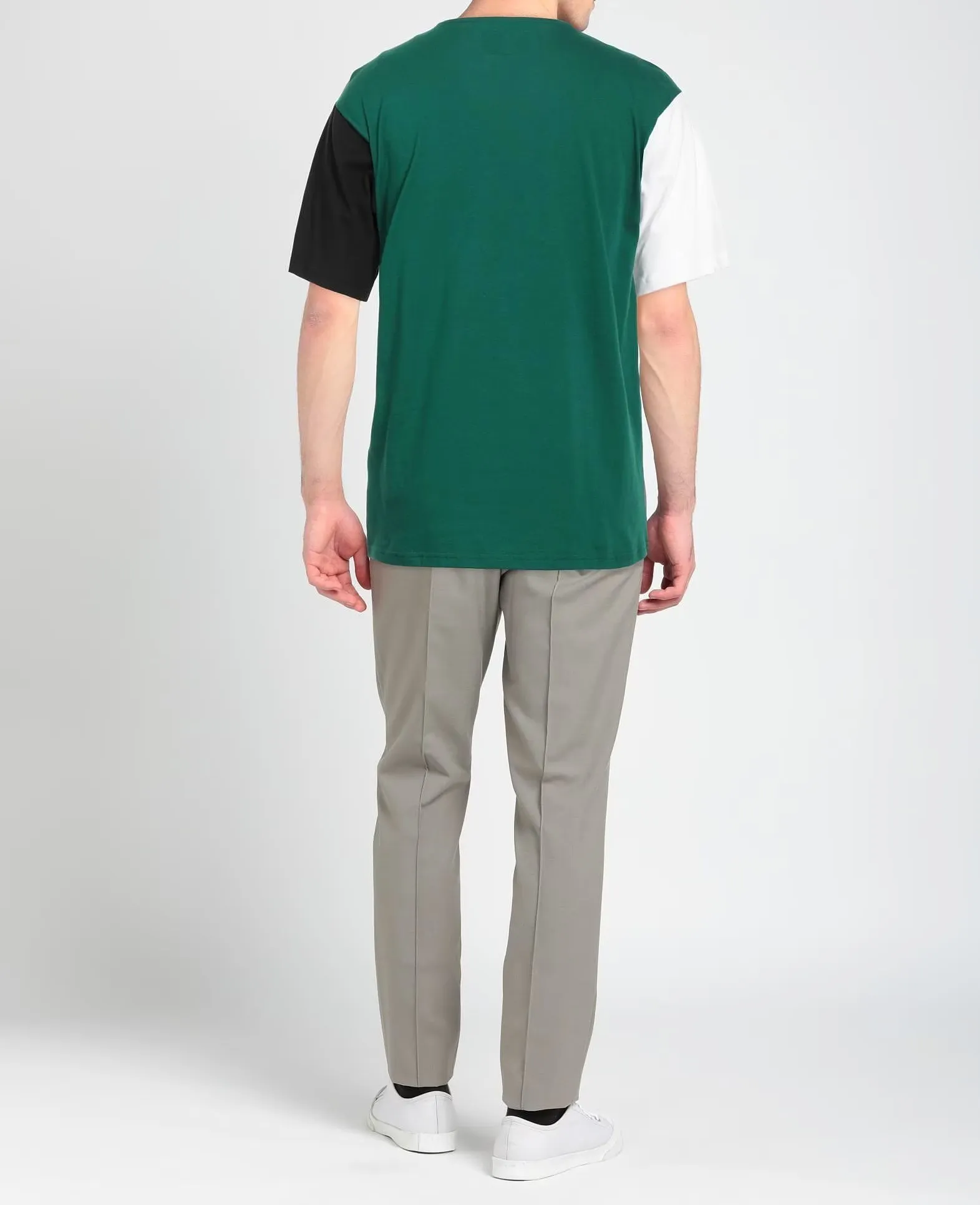 MARNI  |U-Neck Cotton Short Sleeves Oversized Logos on the Sleeves