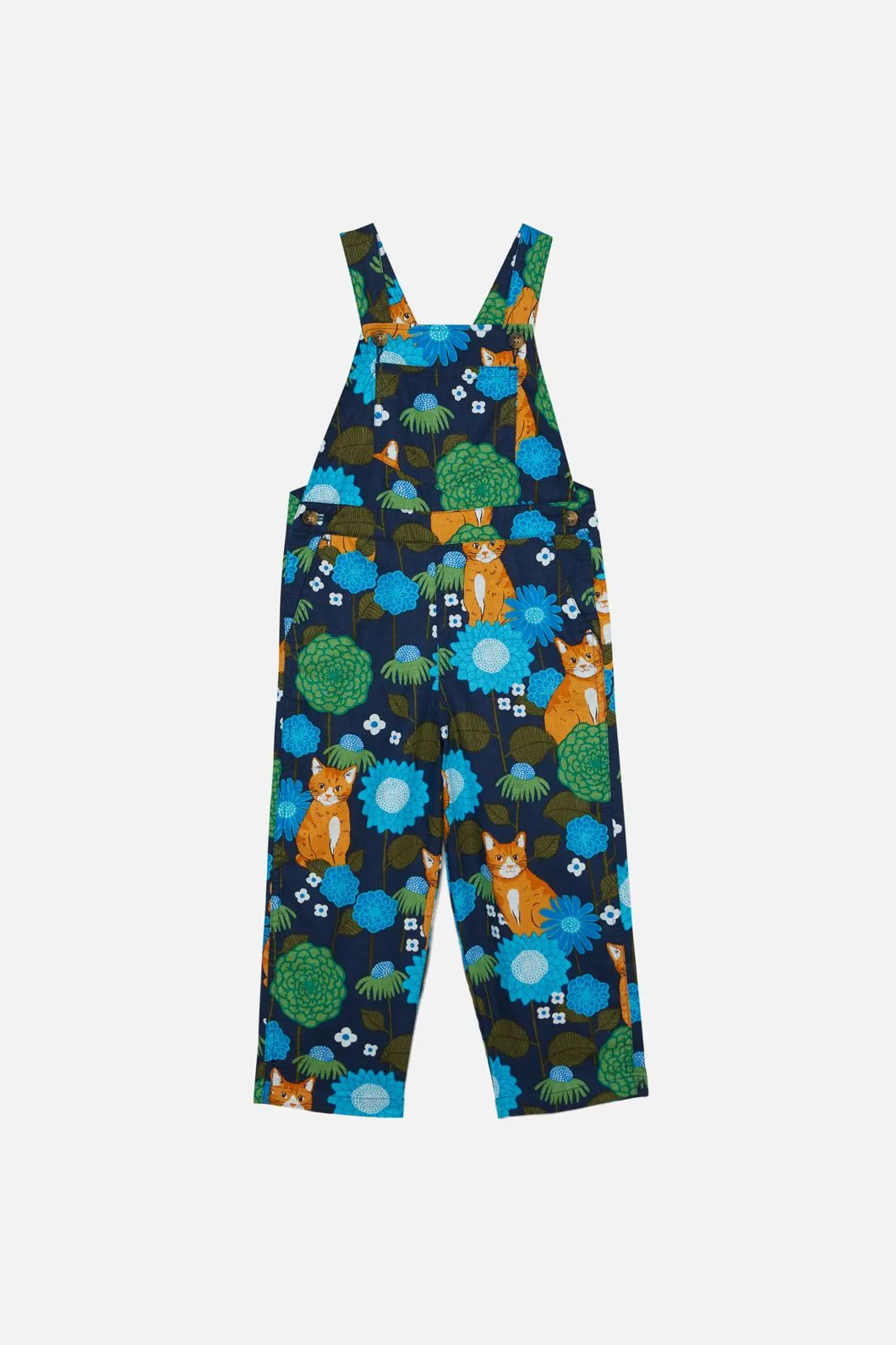 Meadow Cat Kids Overalls