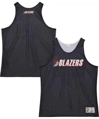 Mitchell & Ness Men's NBA Portland Trail Blazers Hardwood Classics Reversible Mesh Practice Jersey