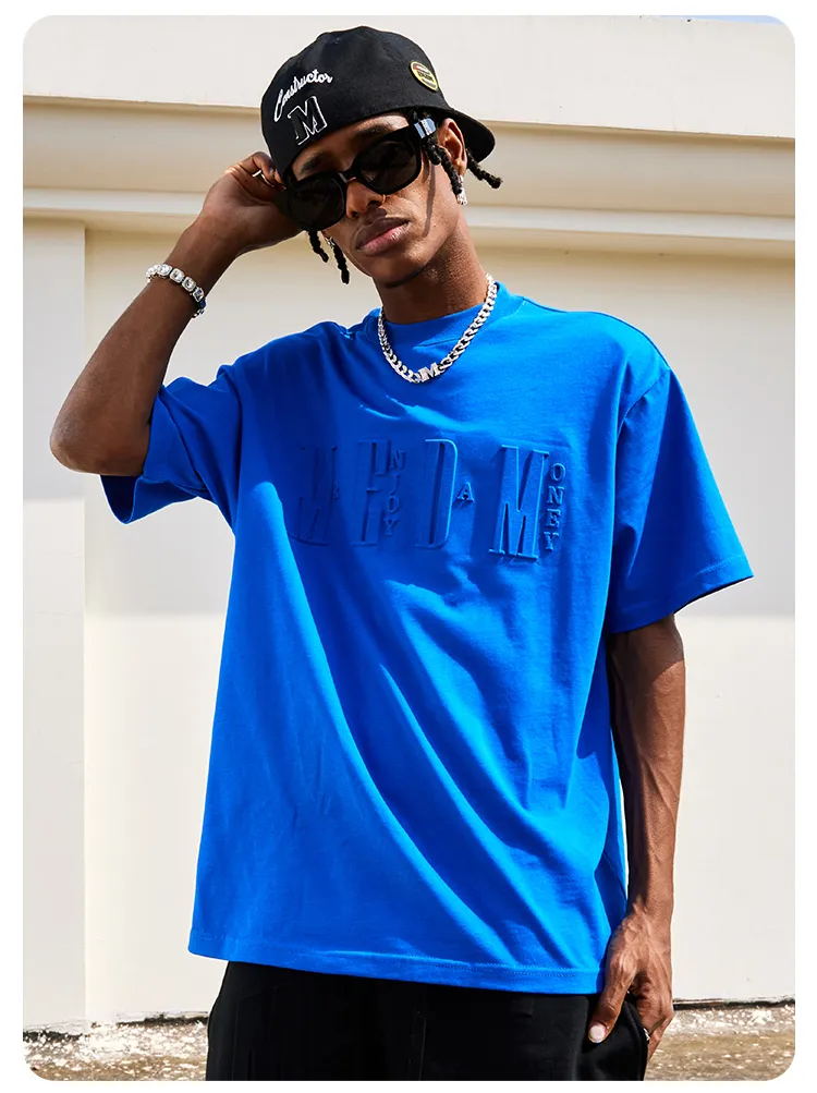 MR. ENJOY DA MONEY  |Crew Neck Unisex Sweat Street Style Cotton Short Sleeves