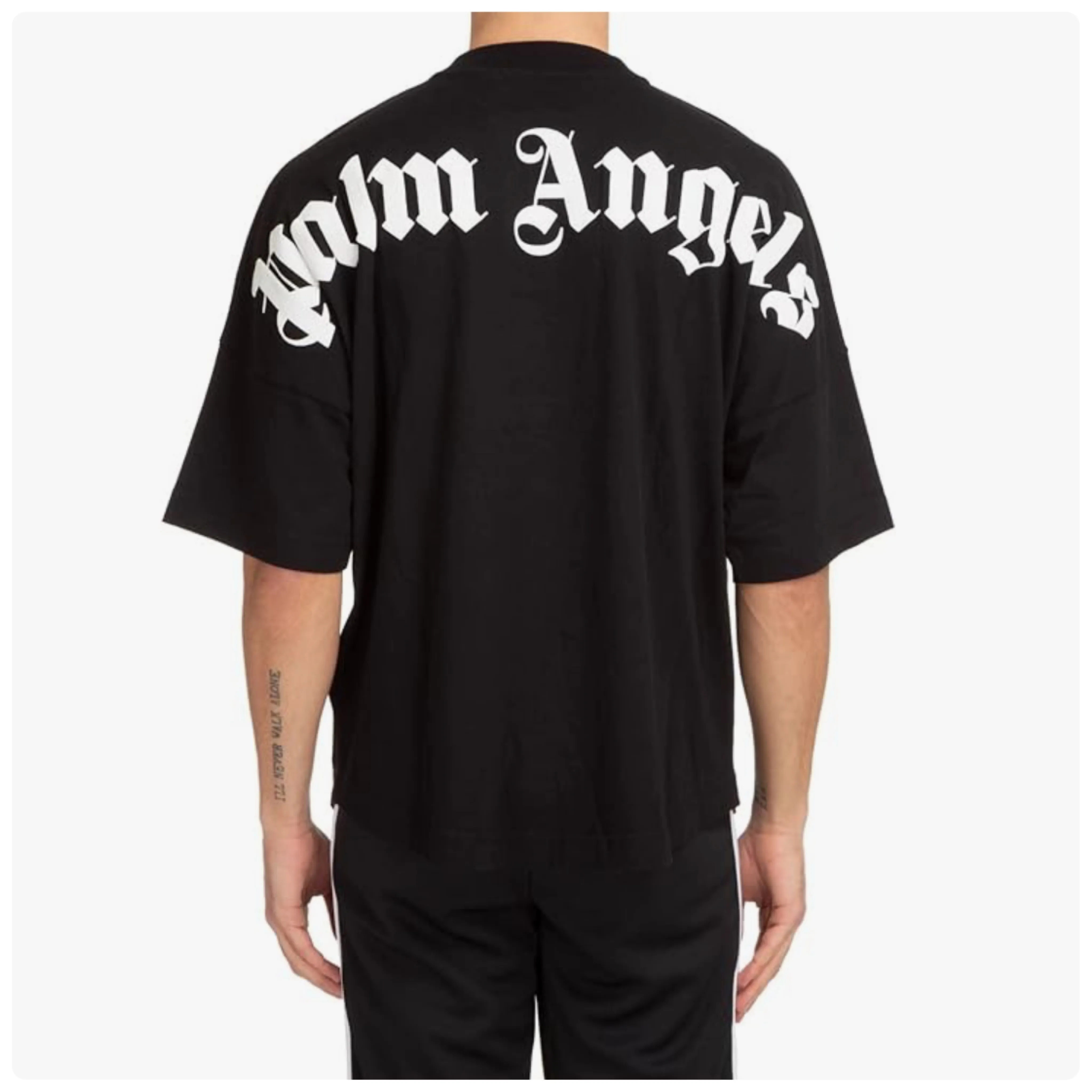 Palm Angels  |Crew Neck Unisex Street Style Plain Cotton Short Sleeves