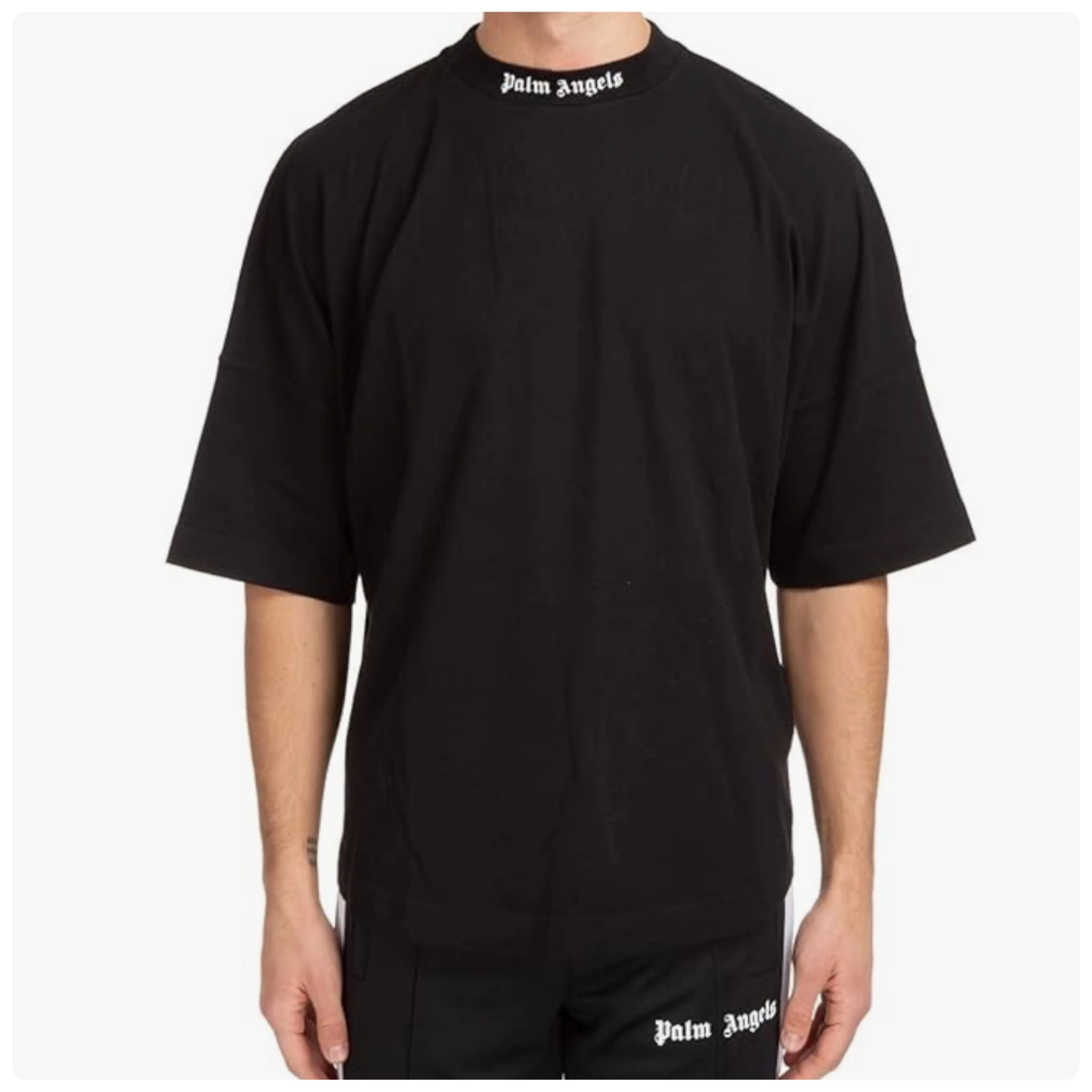 Palm Angels  |Crew Neck Unisex Street Style Plain Cotton Short Sleeves