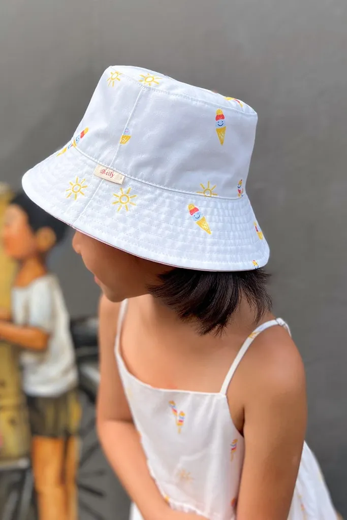 Reversible Bucket Hat (Kids) - Ice Cream