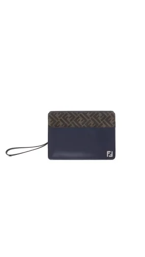 Standing Clutch Squared FF - Blue\Brown