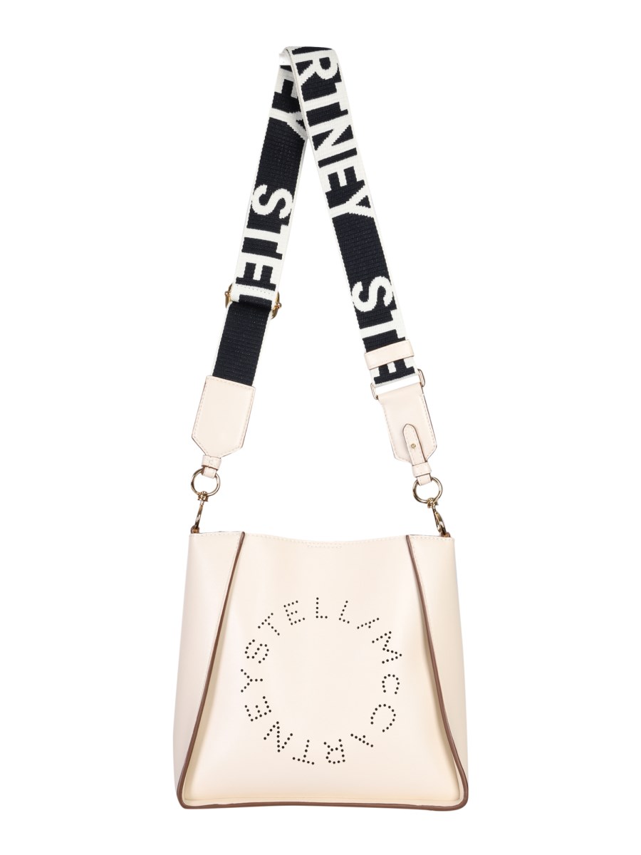 STELLA McCARTNEY    ALTER-NAPPA LEATHER SHOULDER BAG WITH LOGO