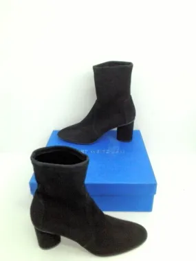 Stuart Weitzman Women's Margot Black Suede Booties Size 8.5