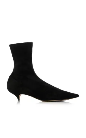 The Row Liisa Suede Booties