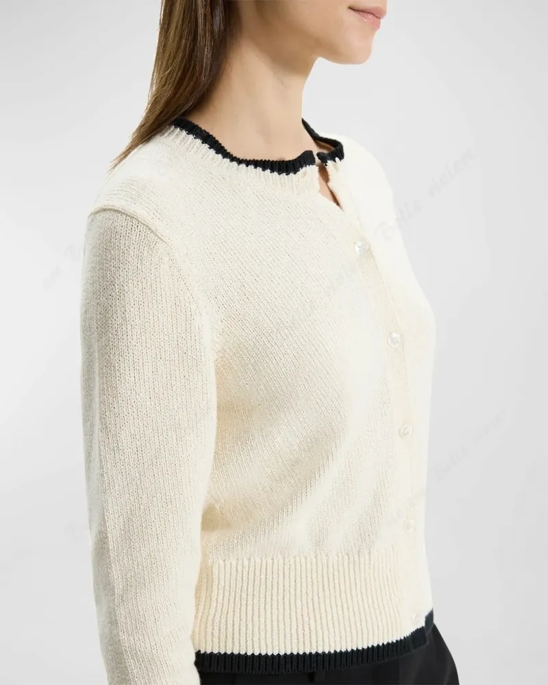 Theory  |Casual Style Wool Long Sleeves Cotton Office Style