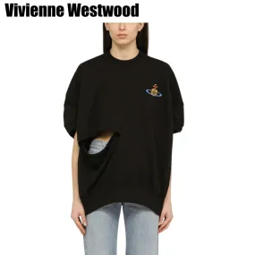 Vivienne Westwood  |Crew Neck Casual Style Unisex Street Style Short Sleeves