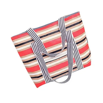 Women Bag Handbag Stripe Printed Handbags Famous s Canvas Shoulder Tote Bags bolsos mujer