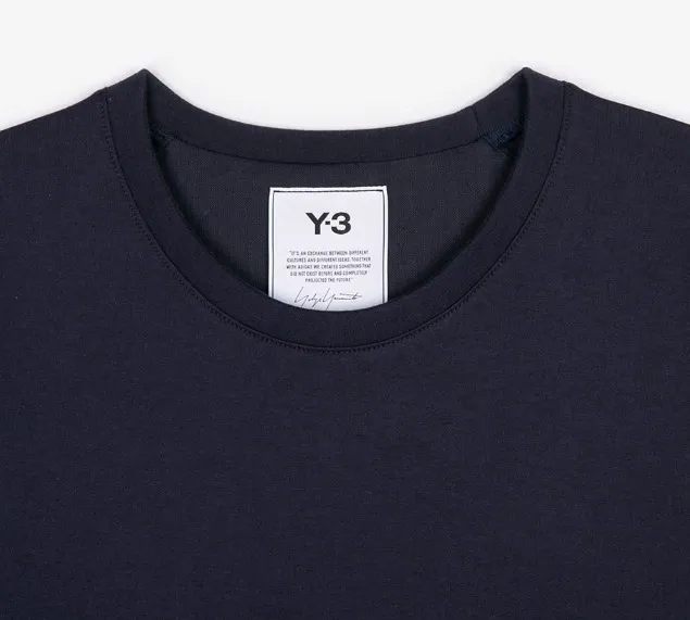 Y-3  |Unisex Studded U-Neck Cotton Short Sleeves Fringes Oversized